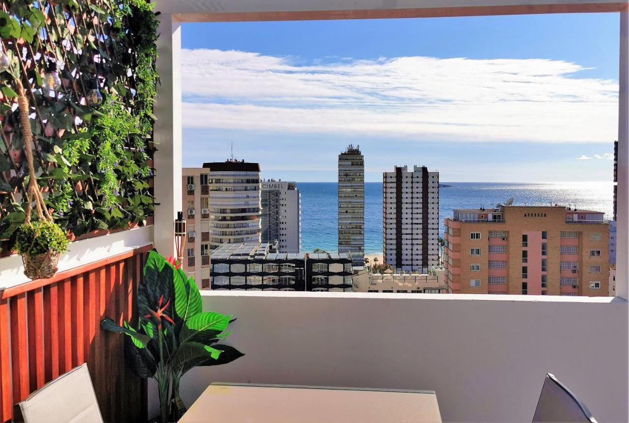 Penthouse Cervantes Sea View Benidorm Dış mekan fotoğraf