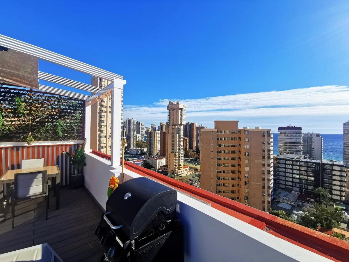 Penthouse Cervantes Sea View Benidorm Dış mekan fotoğraf