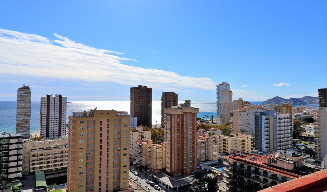 Penthouse Cervantes Sea View Benidorm Dış mekan fotoğraf
