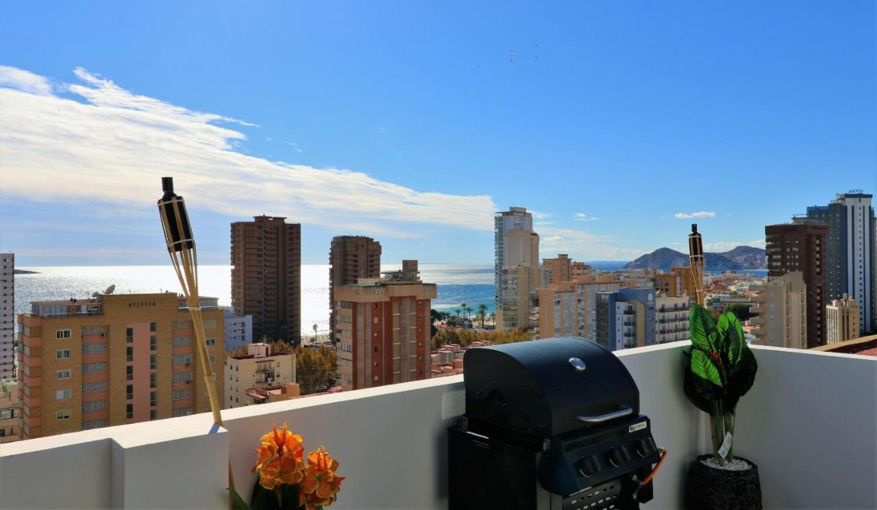Penthouse Cervantes Sea View Benidorm Dış mekan fotoğraf