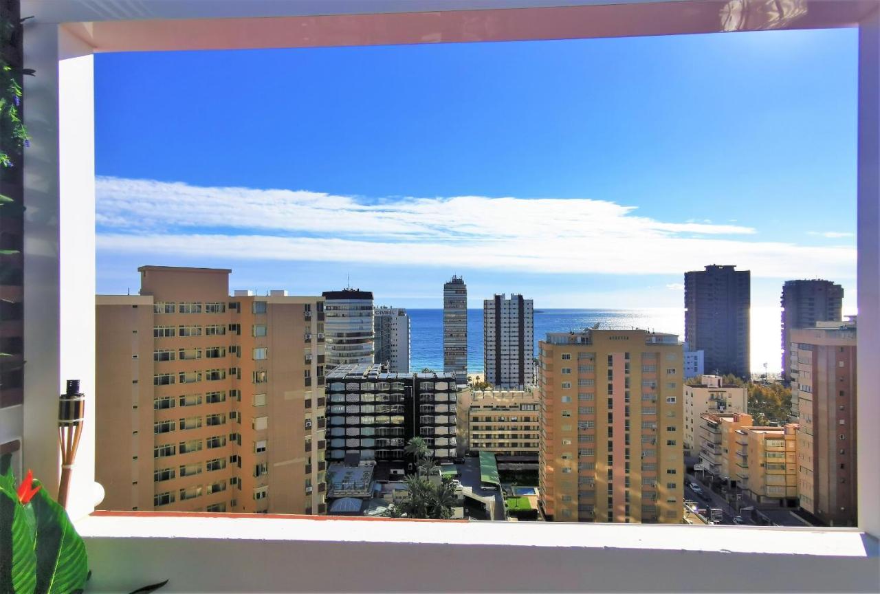 Penthouse Cervantes Sea View Benidorm Dış mekan fotoğraf