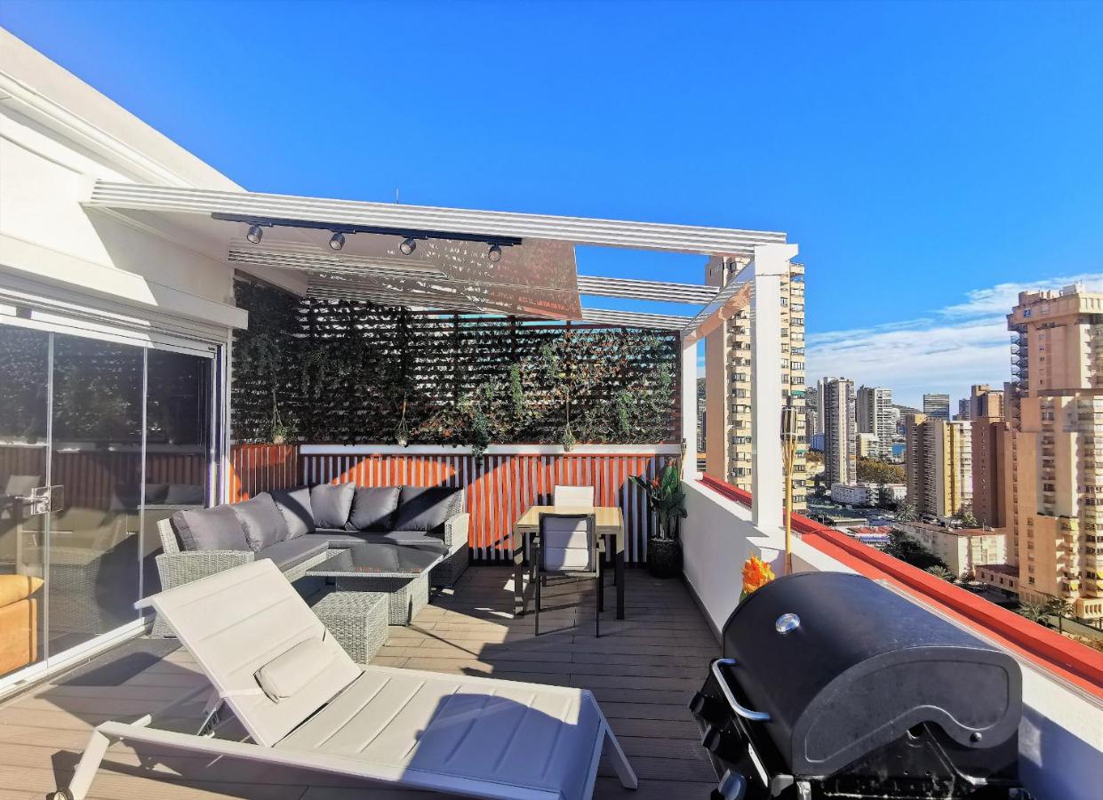Penthouse Cervantes Sea View Benidorm Dış mekan fotoğraf