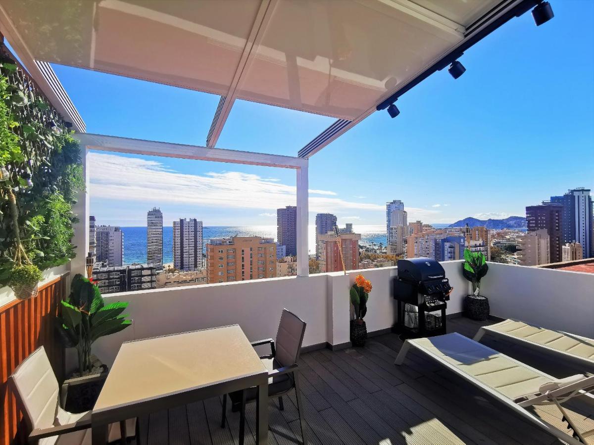Penthouse Cervantes Sea View Benidorm Dış mekan fotoğraf