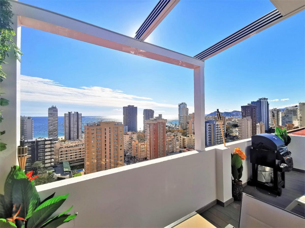 Penthouse Cervantes Sea View Benidorm Dış mekan fotoğraf