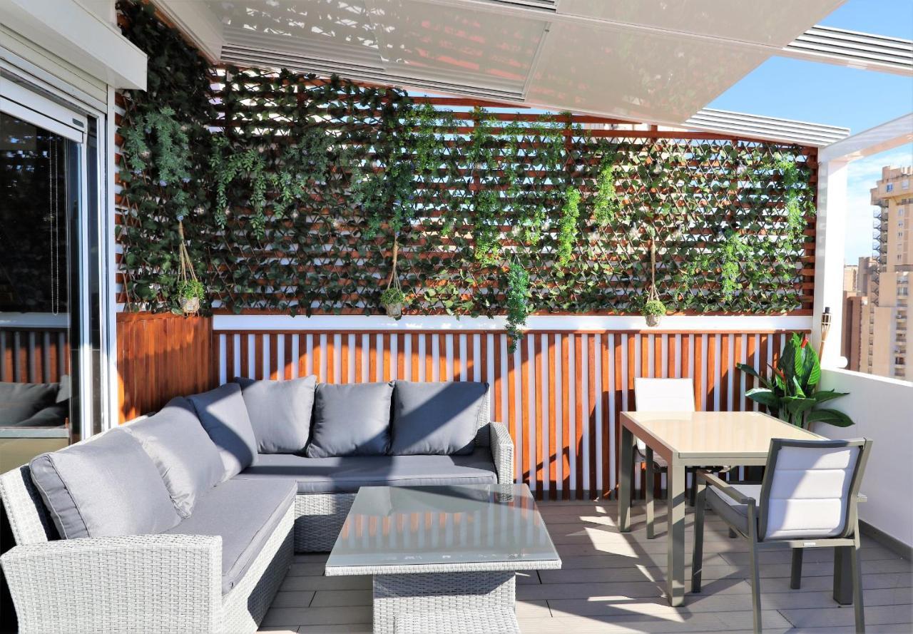 Penthouse Cervantes Sea View Benidorm Dış mekan fotoğraf